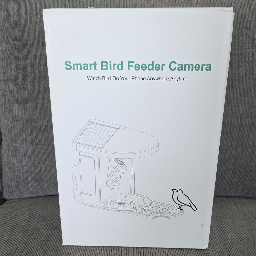 Smart Bird Feeder Camera - Blue, New In Box